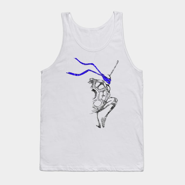 Blue Ninja Tank Top by Future Emperor